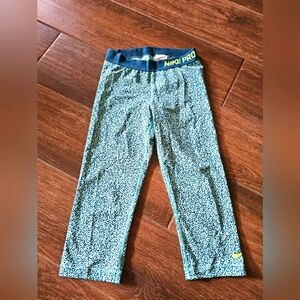 NIKE PRO STRETCH PANTS 3/4 LEGGINGS SZ MEDIUM